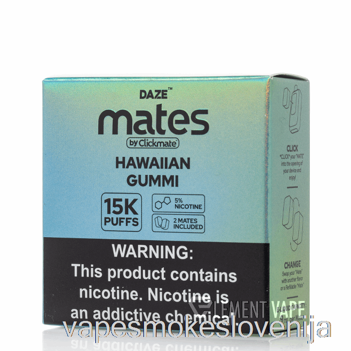 Vape Slovenija 7 Daze Mate Pods Hawaiian Gummi